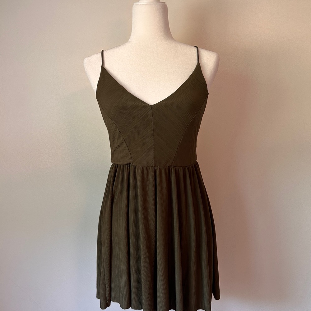 Olive green romper